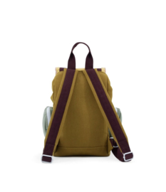 Rugtas canvas khaki - sticky lemon