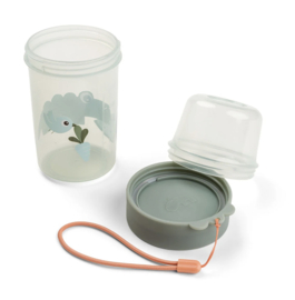 Snack container croco green (L)