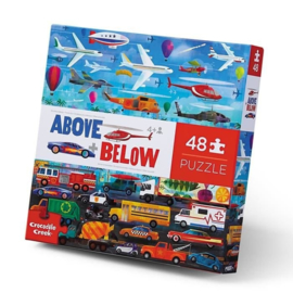 Puzzel above & below voertuigen (48 stk)