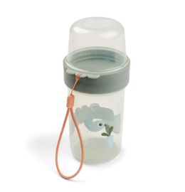 Snack container croco green (L)