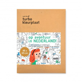 Turbo kleurplaat Nederland