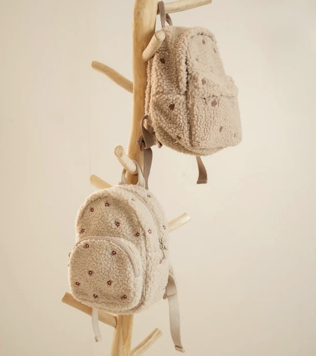 Teddy rugtasje taupe