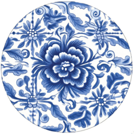 Muurcirkel Delfts blauw