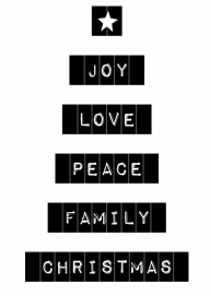 Joy, love, peace, family