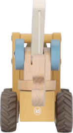 Houten kraanwagen