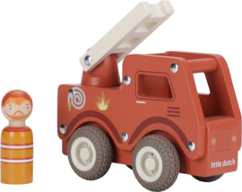 Houten brandweerwagen