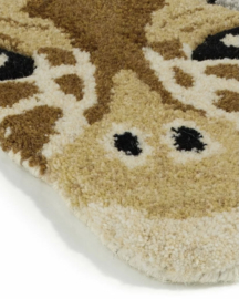 Gimpy giraf head rug