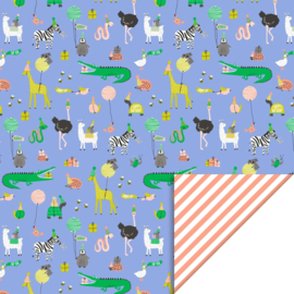 Cadeaupapier party animals