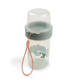 Snack container croco green (L)