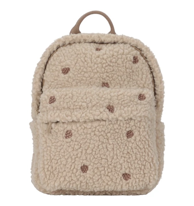 Teddy rugtasje taupe