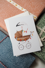 Welkom kleintje kinderwagen