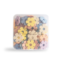 Mushie bouwset hex - 100 st