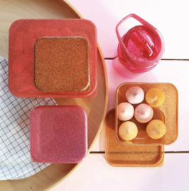 Lunch & Snack box set autumn pink
