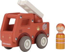 Houten brandweerwagen