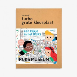 Turbo kleurplaat Rijksmuseum