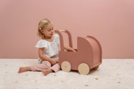 Poppenwagen hout