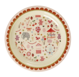 Rice lunch plate roze