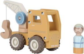 Houten kraanwagen
