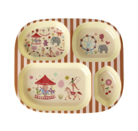 Rice vakjesbord roze