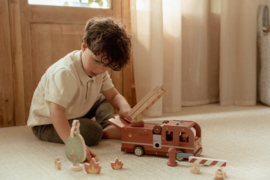 Houten brandweerwagen XL