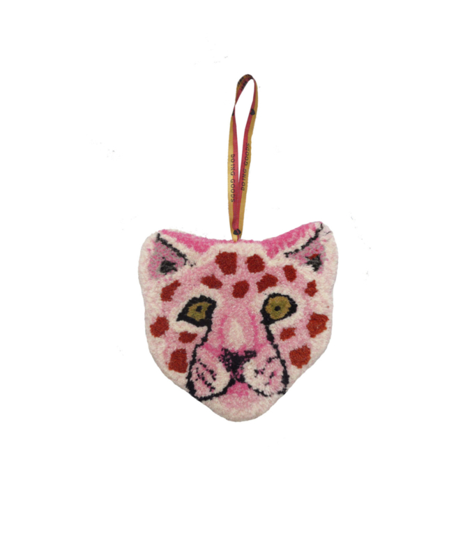Pinky Leopard hanger