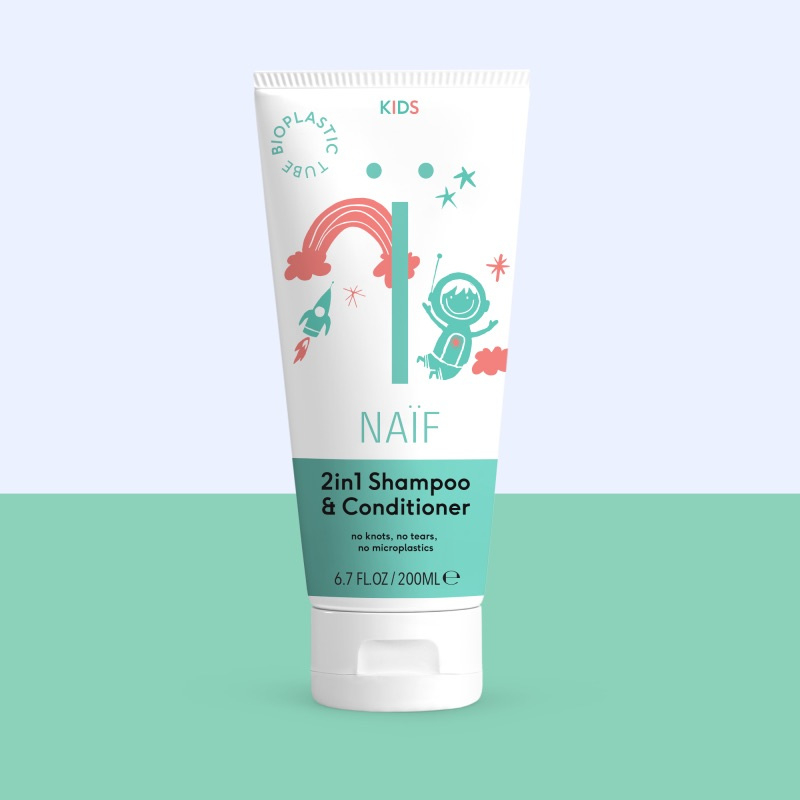 Naïf 2 in 1 shampoo & conditioner voor kids