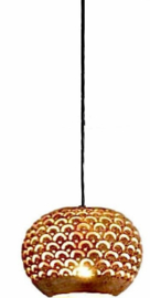 Kokosnoot hanglamp met kleine gaatjes