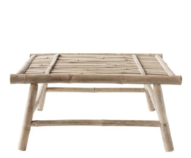 TineKhome Bamboo lounge table / pouf 70x70xH32 cm