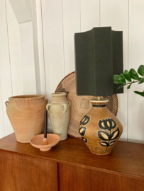 Terracotta Lampvoet vaaslamp tulp