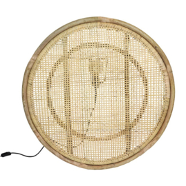 Ronde wandlamp webbing small