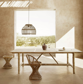 Stoel rattan Palmabistro - TineKhome