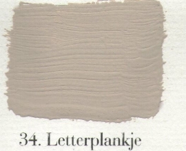 L'Authentique krijtverf - nr. 34 - Letterplankje