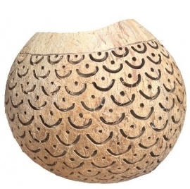 Waxinelichthouder Kokosnoot boog - Manggis