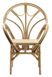 TineKhome Kosdine Dining chair in rattan with armrest