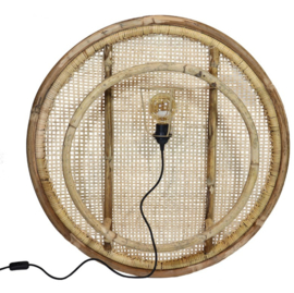 Ronde wandlamp webbing small