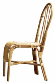 Rotan eetkamerstoel- Dining chair in rattan, no arm rest  - TineKhome