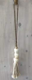 Decoratie hanger met schelpen
