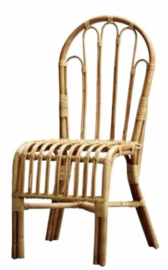 Rotan eetkamerstoel- Dining chair in rattan, no arm rest  - TineKhome