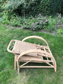 Rotan tuin ligstoel