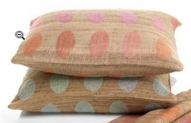 ML fabrics  - pillow-  polka - pink