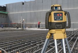 Topcon RL-H5A Bouwlaser oplaadbaar aan voorzijde  LS-100D mm ontvanger ( met 5 jaar Topcon Fabrieksgarantie)