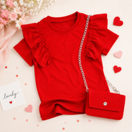 FRKU7337 Top  ROOD  (6pcs)