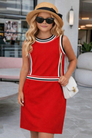 ZM5113 jurk rood (6pcs)