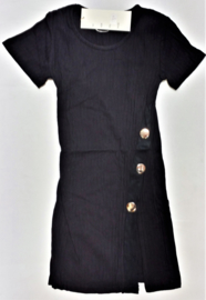 FRNS9010 jurk zwart (6pcs)