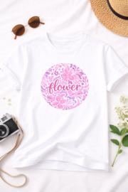 ZM2002 FLOWER  ROZE (6pcs)