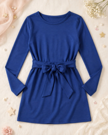 ZM5195 jurk blauw (6pcs)