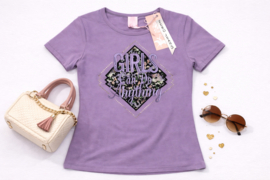 ZMKM5330 shirt  LILA  (7pcs)