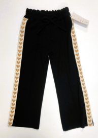FRKU33845 broek zwart/camel  ( 6pcs)