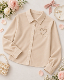 FRHS0628 blouse  beige 6pcs)