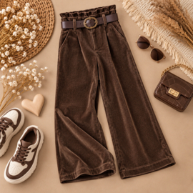 FRKU2087 broek CHOCO ( 6pcs)
